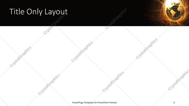 Title Only presentation slide layout