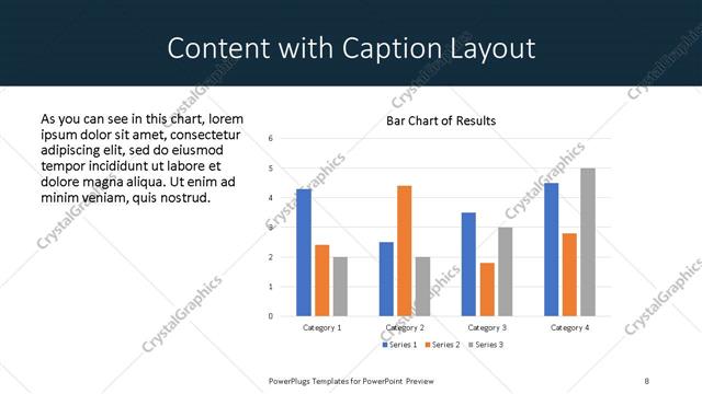 Content with Caption presentation slide layout