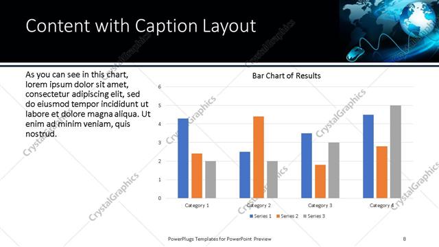 Content with Caption presentation slide layout