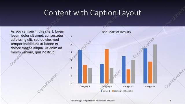 Content with Caption presentation slide layout