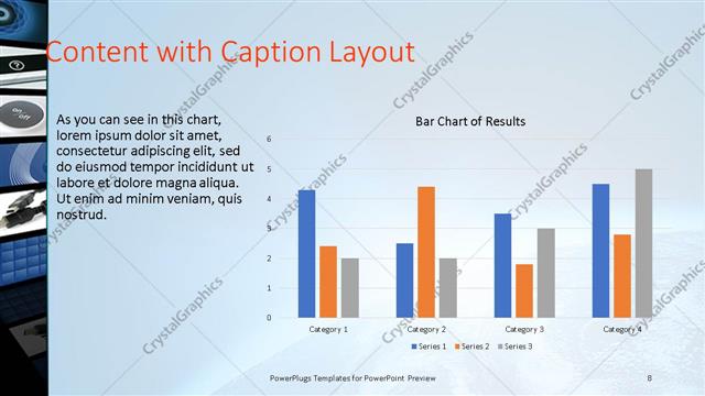 Content with Caption presentation slide layout