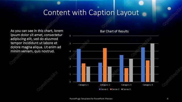 Content with Caption presentation slide layout
