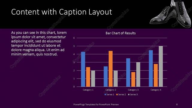 Content with Caption presentation slide layout
