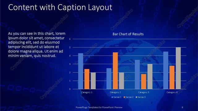 Content with Caption presentation slide layout