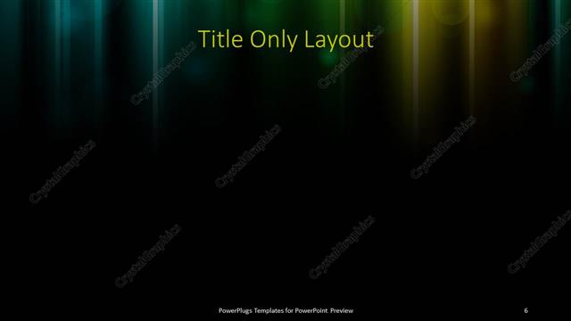 Title Only presentation slide layout