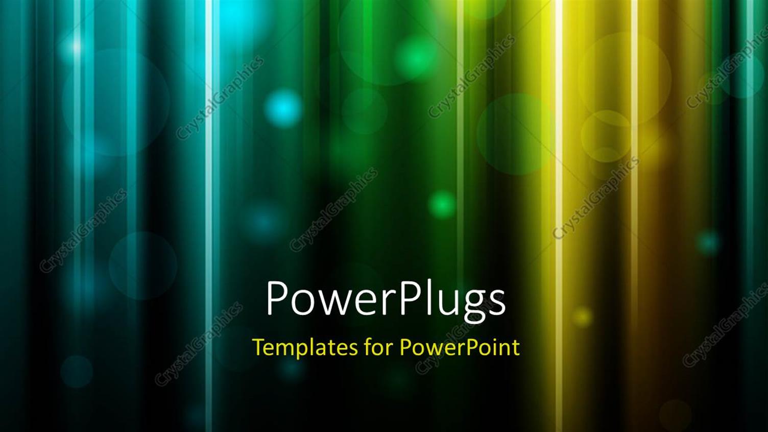 Featuring Glowing Bright Background with Colored Light