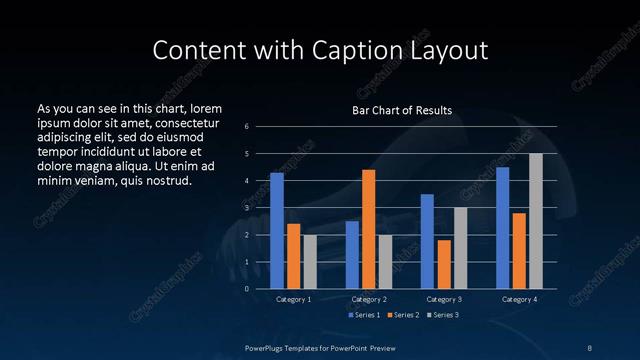 Content with Caption presentation slide layout