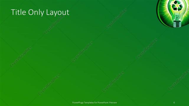 Title Only presentation slide layout