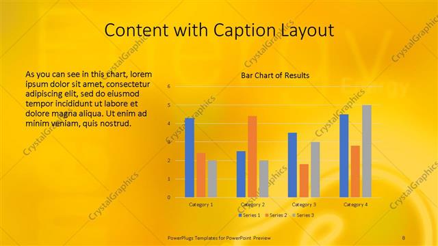 Content with Caption presentation slide layout