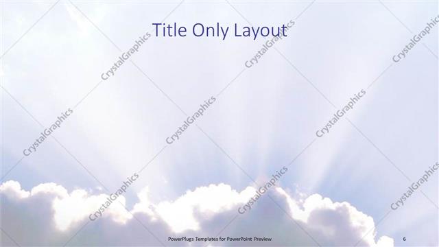 Title Only presentation slide layout
