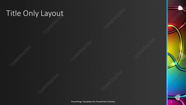 Title Only presentation slide layout