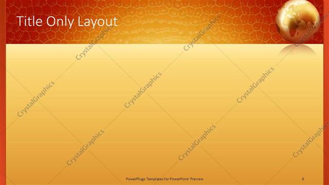 Title Only presentation slide layout