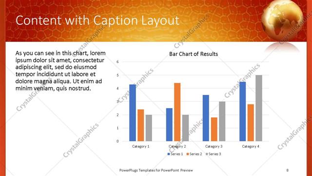 Content with Caption presentation slide layout