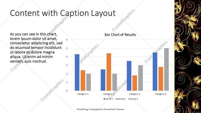 Content with Caption presentation slide layout