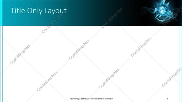 Title Only presentation slide layout