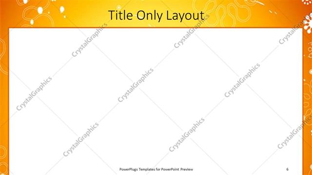Title Only presentation slide layout
