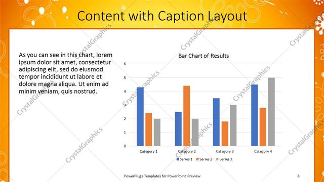 Content with Caption presentation slide layout