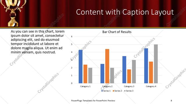 Content with Caption presentation slide layout