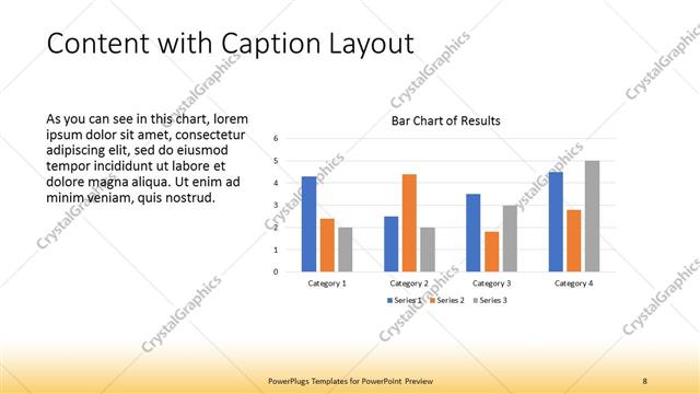 Content with Caption presentation slide layout