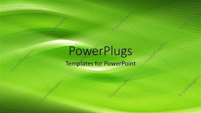  Presentation with black - Glowing green swirls on black background