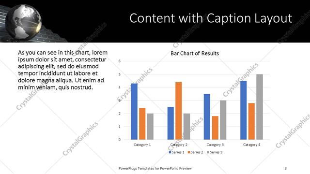 Content with Caption presentation slide layout