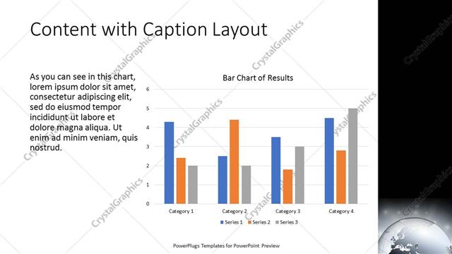 Content with Caption presentation slide layout