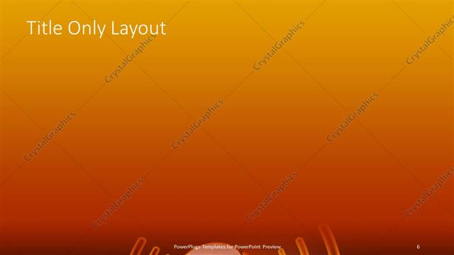 Title Only presentation slide layout