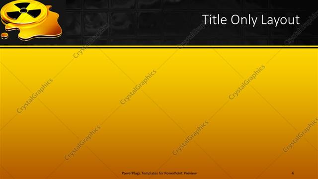 Title Only presentation slide layout