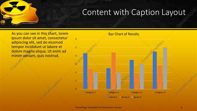 Content with Caption presentation slide layout