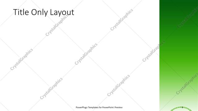 Title Only presentation slide layout