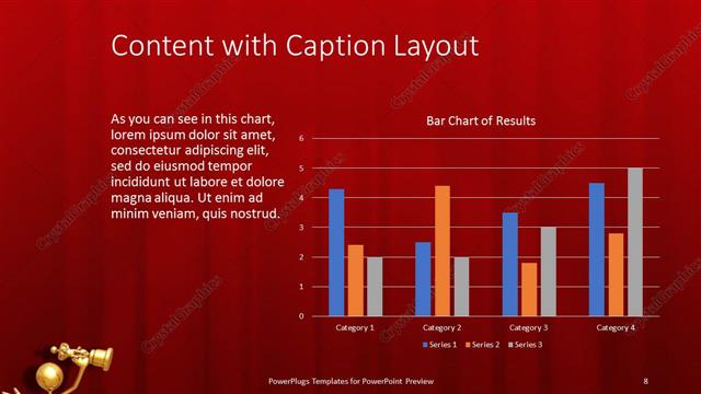 Content with Caption presentation slide layout
