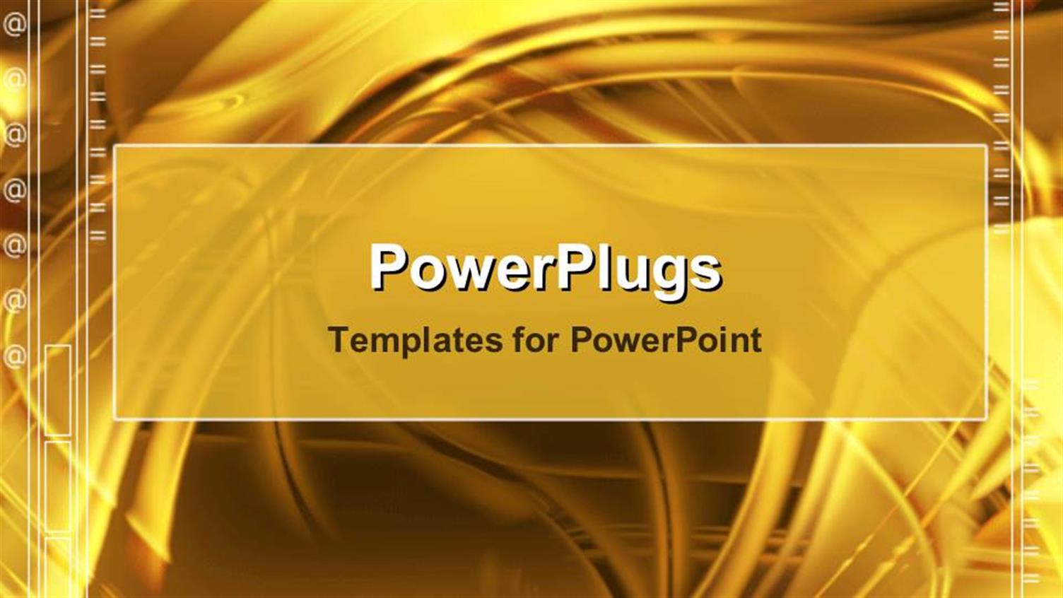 Featuring Gold Abstract Design