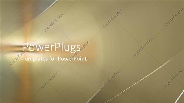  Presentation with gold design - Gold abstract design copper metallic