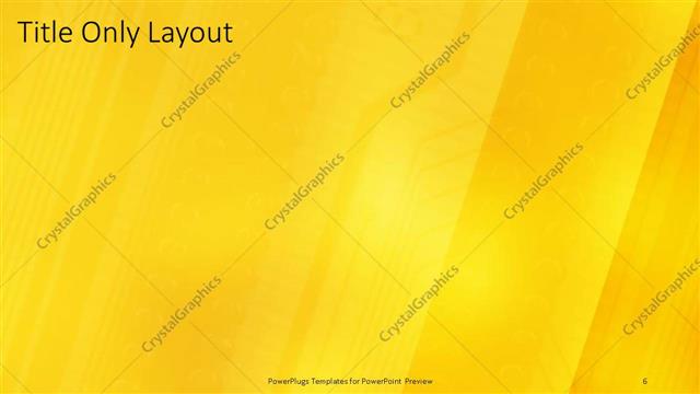 Title Only presentation slide layout