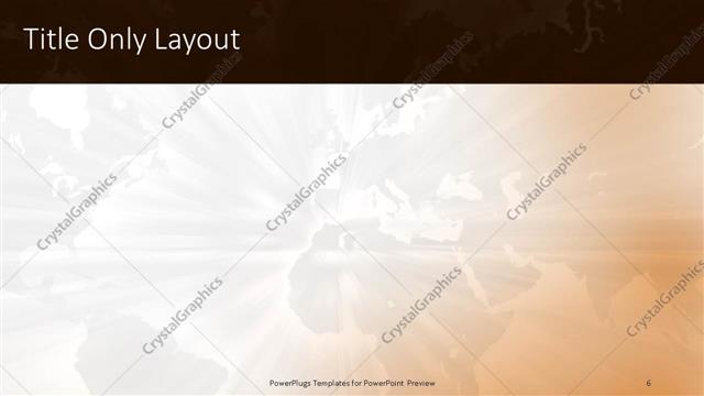 Title Only presentation slide layout