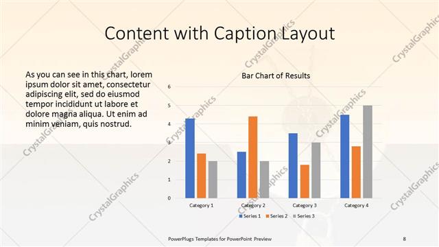 Content with Caption presentation slide layout