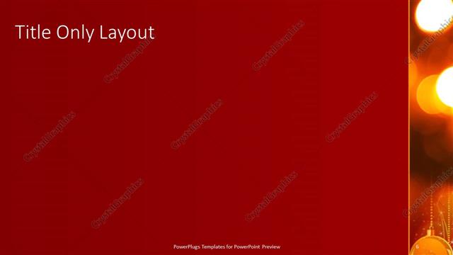 Title Only presentation slide layout