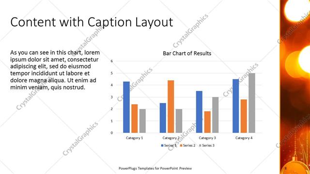 Content with Caption presentation slide layout