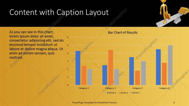 Content with Caption presentation slide layout