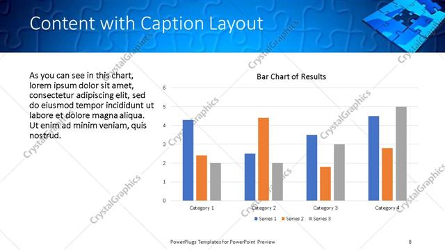 Content with Caption presentation slide layout