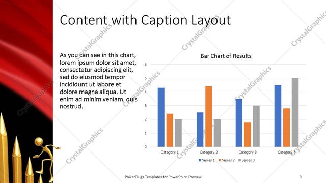 Content with Caption presentation slide layout