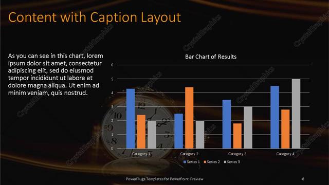 Content with Caption presentation slide layout