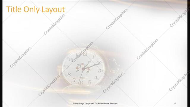 Title Only presentation slide layout