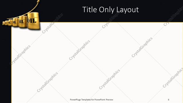 Title Only presentation slide layout
