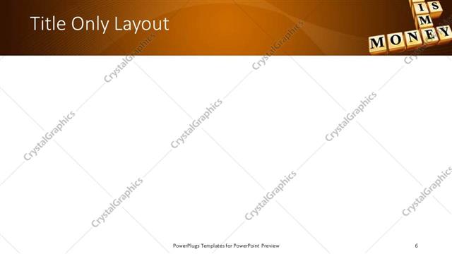 Title Only presentation slide layout