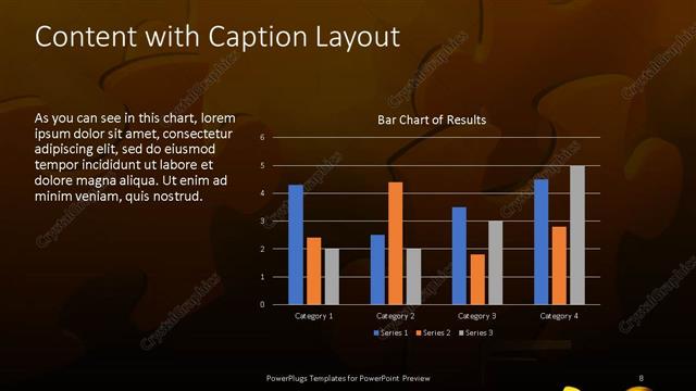 Content with Caption presentation slide layout
