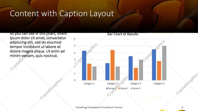 Content with Caption presentation slide layout