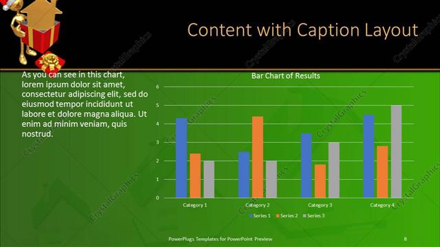 Content with Caption presentation slide layout