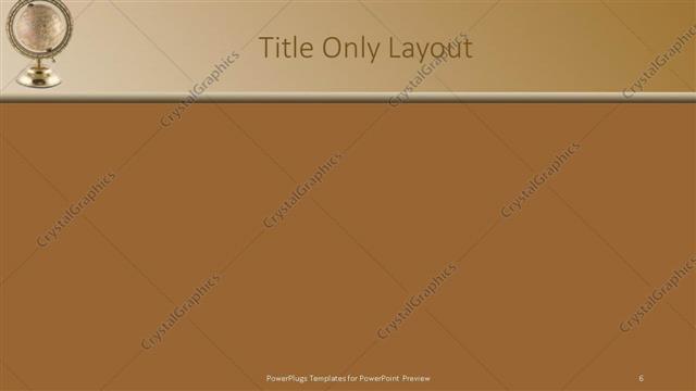 Title Only presentation slide layout