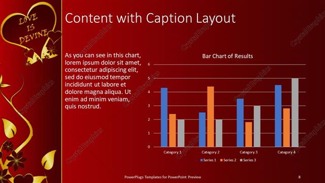 Content with Caption presentation slide layout